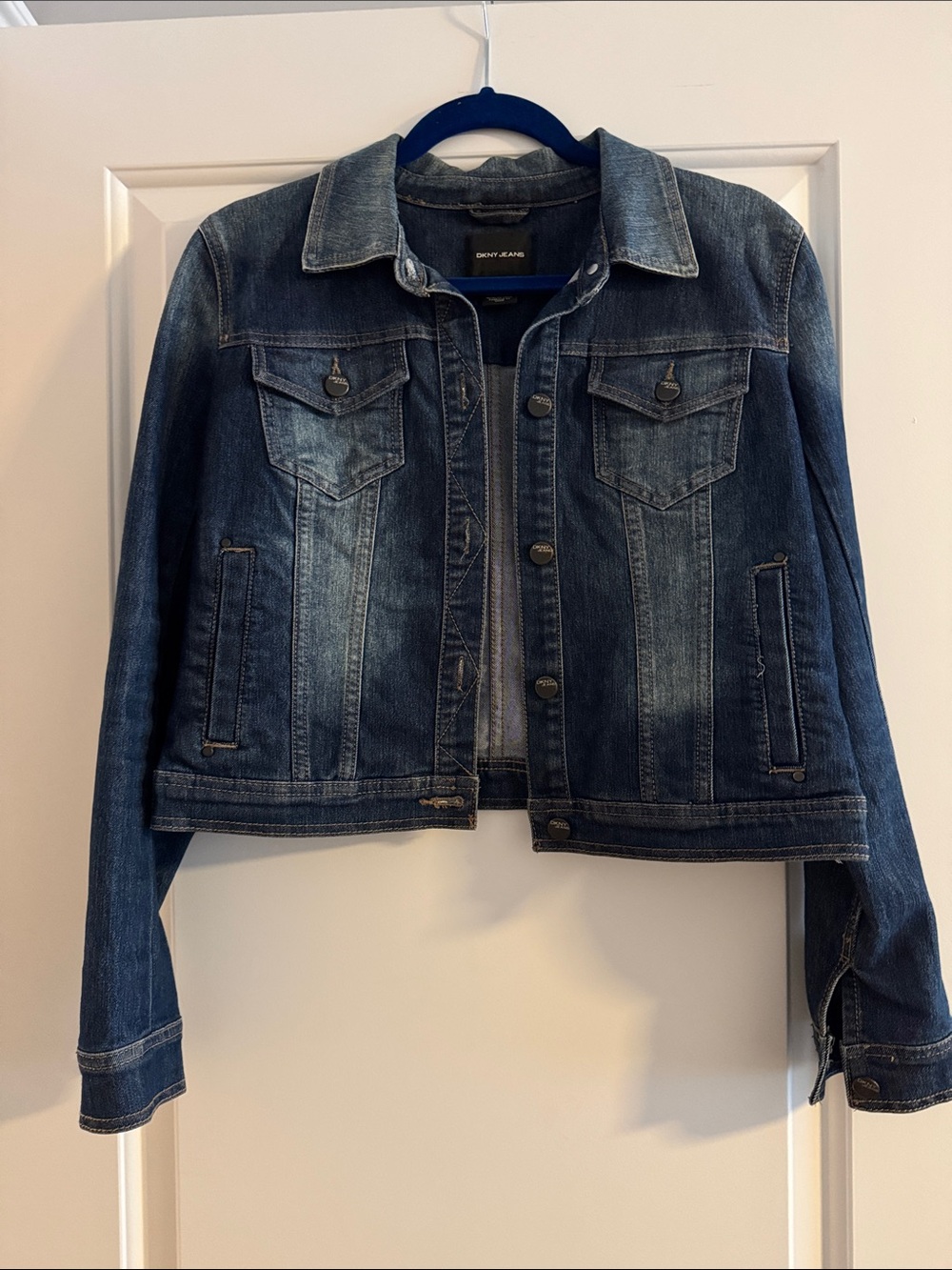DKNY Indigo Blue Women's Denim Jacket